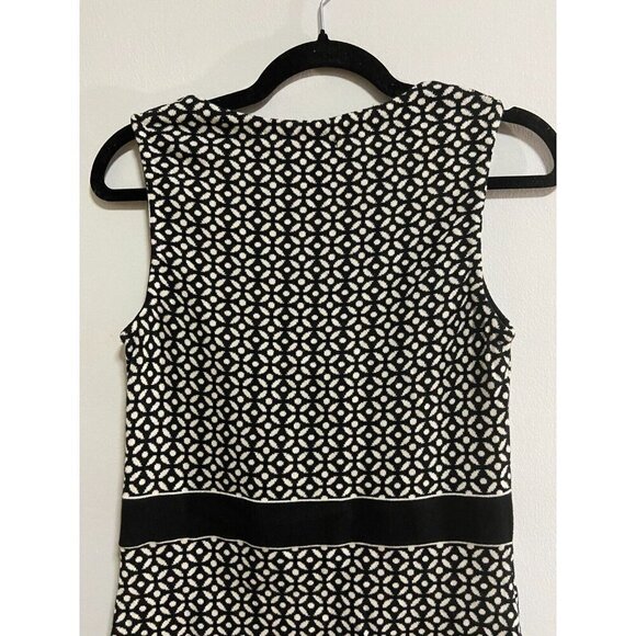 Promod Women's Sleeveless White and Black Cotton Dress Size M - Picture 10 of 11